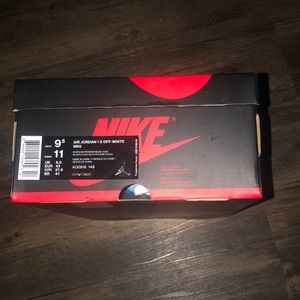 DEAD STOCK AIR JORDAN 1 X OFF-WHITE NRG